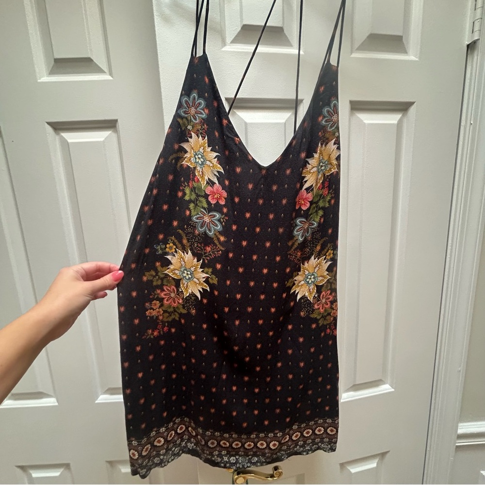 FARM Rio boho black dress